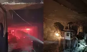 गर्ल्स पीजी में लगी भीषण आग, कोई हताहत नहीं गर्ल्स पीजी में लगी भीषण आग, कोई हताहत नहीं