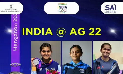 भारतीय महिला 10 मीटर एयर पिस्टल टीम को रजत पदक