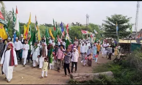 ककरहटी में निकाला गया ईद मिलादुन्नबी का जुलूस