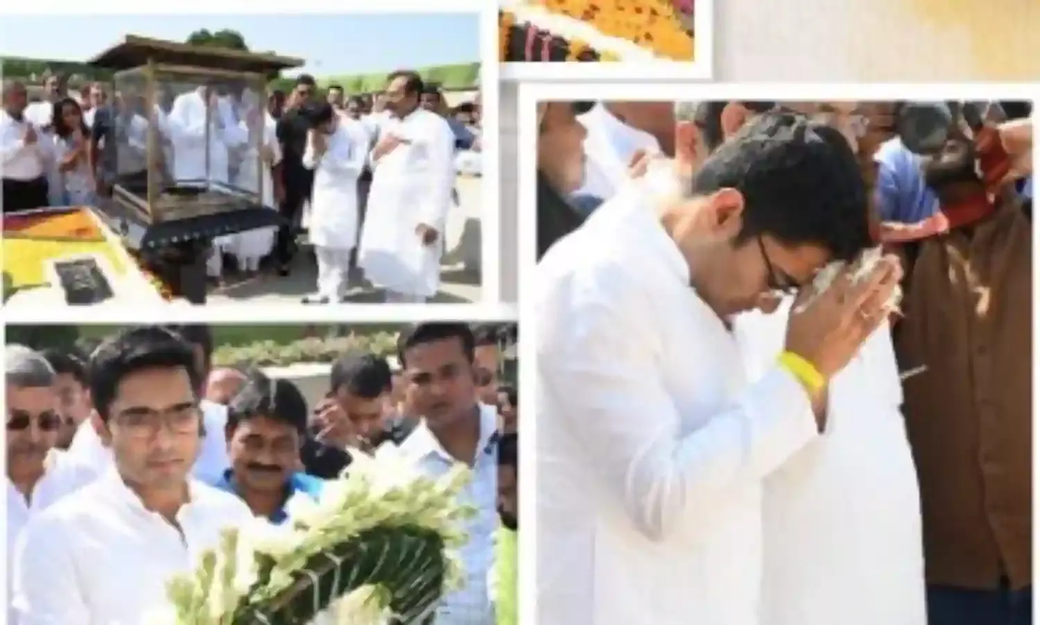 तृणमूल कांग्रेस का केंद्र से मनरेगा व अन्य योजनाओं के लिए धन की मांग करते हुए राजघाट पर प्रदर्शन