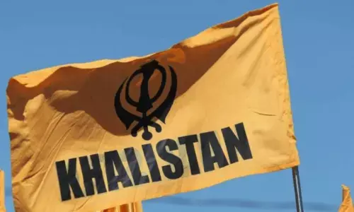 खालिस्तान समर्थकों ने लंदन में भारतीय उच्चायोग के सामने विरोध प्रदर्शन किया 