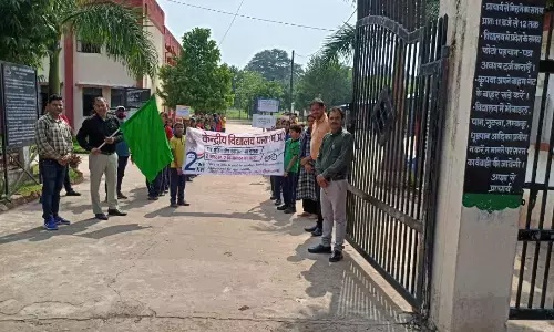 केन्द्रीय विद्यालय में मनाया गया स्वच्छता ही सेवा कार्यक्रम