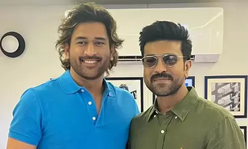 राम चरण देश के गौरव एमएस धोनी से मिलकर खुश हैं, पोस्ट की तस्वीर