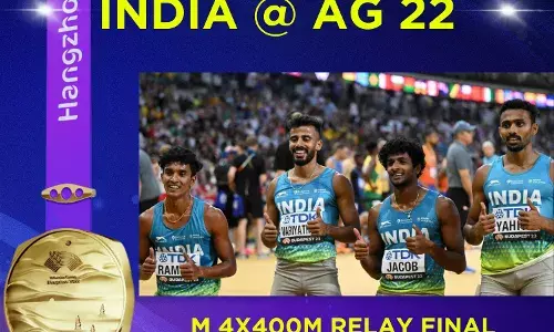 भारत ने 1962 के बाद पुरुषों की 4x400 मीटर रिले में पहला स्वर्ण पदक जीता भारत ने 1962 के बाद पुरुषों की 4x400 मीटर रिले में पहला स्वर्ण पदक जीता