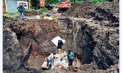 राइजिंग मेन लाइन के लीकेज सुधार में दो दिन का समय और लगेगा