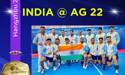भारत ने पुरुष कबड्डी में स्वर्ण जीता, फाइनल में ईरान को हराया भारत ने पुरुष कबड्डी में स्वर्ण जीता, फाइनल में ईरान को हराया