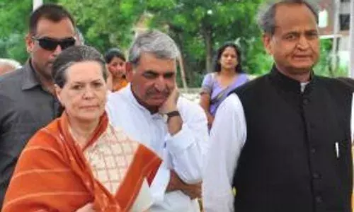 राजस्‍थान के सीएम अशोक गहलोत ने की सोनिया गांधी से मुलाकात