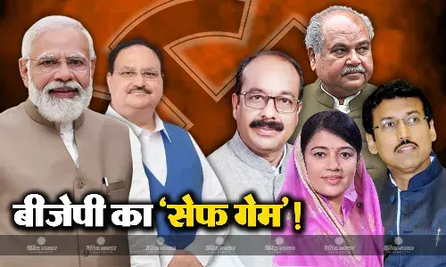 मध्यप्रदेश की तरह राजस्थान में भी बीजेपी ने सांसदों पर खेला दांव, जानिए क्या है सीटों पर सेफ गेम खेलने का राज!
