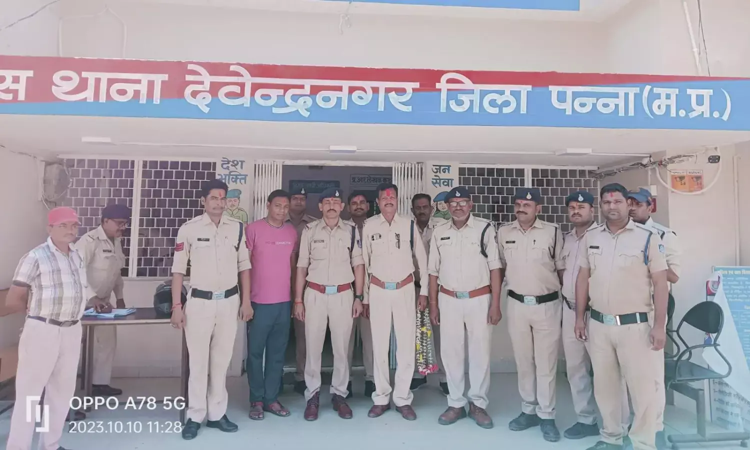 कार्यवाहक निरीक्षक संदीप दीक्षित को मिली देवेन्द्रनगर थाना की कमान