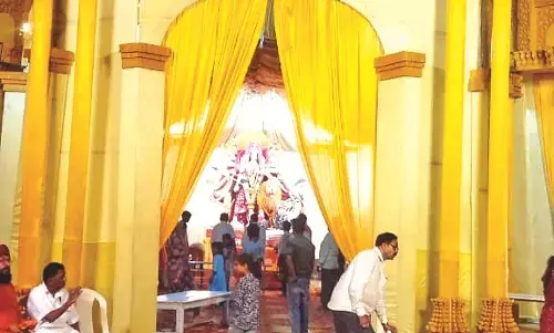 जयकारे के साथ हुआ मां दुर्गा का आगमन