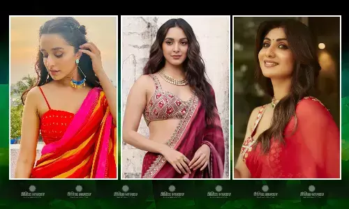 लाल रंग से रंगे नवरात्री का तीसरा दिन, पहने ये ट्रेंडी आउटफिट, पसंदीदा एक्ट्रेस से लें आइडिया