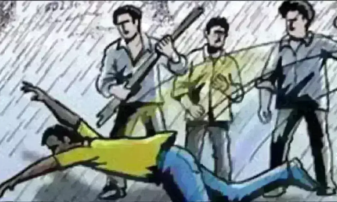 मामूली विवाद में व्यक्ति के साथ मारपीट