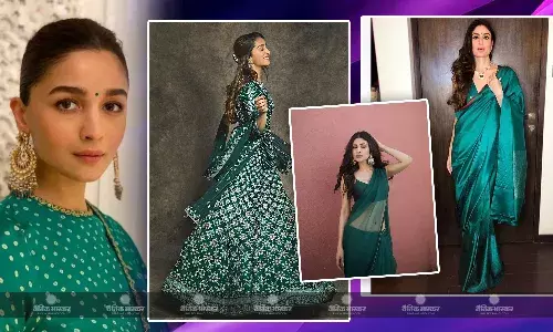 शारदीय नवरात्र के छठे दिन मां कत्यानी की पूजा के समय पहनें ग्रीन कलर के आउटफिट, ले सकती है बी-टाउन स्टार्स से आइडिया