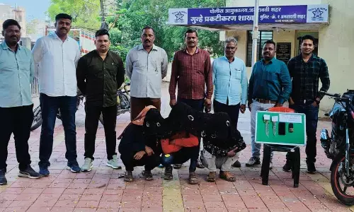 डकैती के फिराक में बैठे 3 बदमाशों को पकड़ा