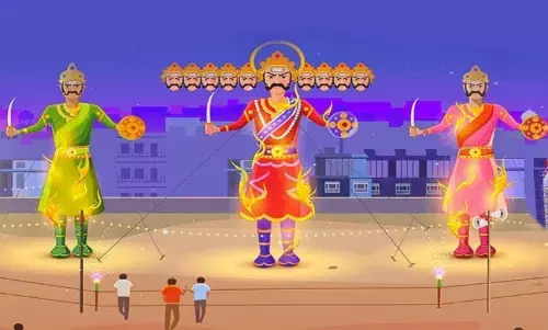 लेजर लाइट्स से आकाश में बनाए जाएंगे रावण, कुंभकरण और मेघनाथ के पुतले