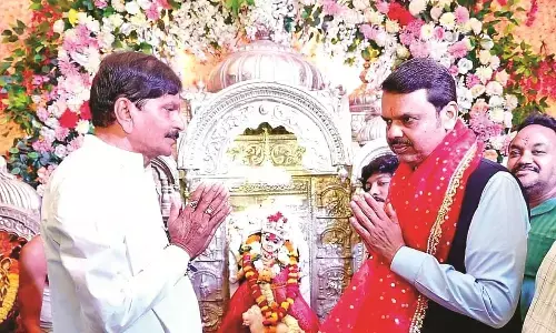 श्री आग्याराम देवी मंदिर में उपमुख्यमंत्री ने की पूजा