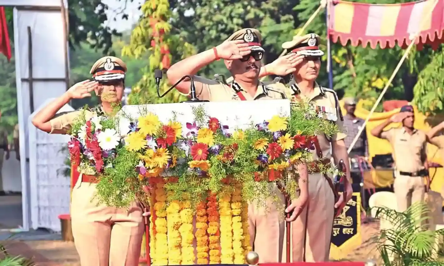 शोक सलामी देकर वीर सपूतों को मान वंदना