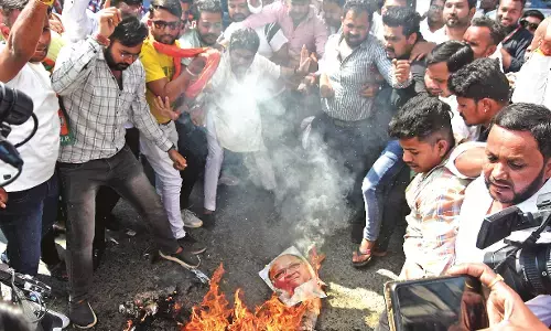 भाजपा ने कांग्रेस गठबंधन का विरोध किया