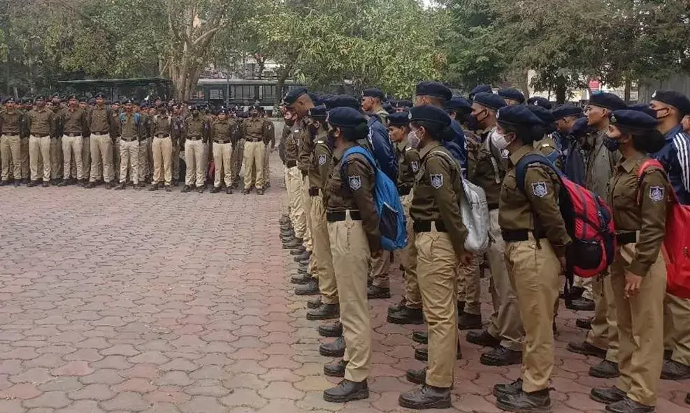 7500 पुलिस जवान रहेंगे बंदोबस्त में तैनात