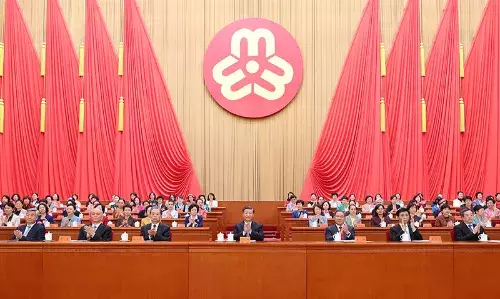 चीनी महिलाओं की 13वीं राष्ट्रीय प्रतिनिधि सभा पेइचिंग में उद्घाटित चीनी महिलाओं की 13वीं राष्ट्रीय प्रतिनिधि सभा पेइचिंग में उद्घाटित