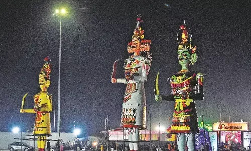 कस्तूरचंद पार्क पर होगा 55 फीट के रावण का दहन