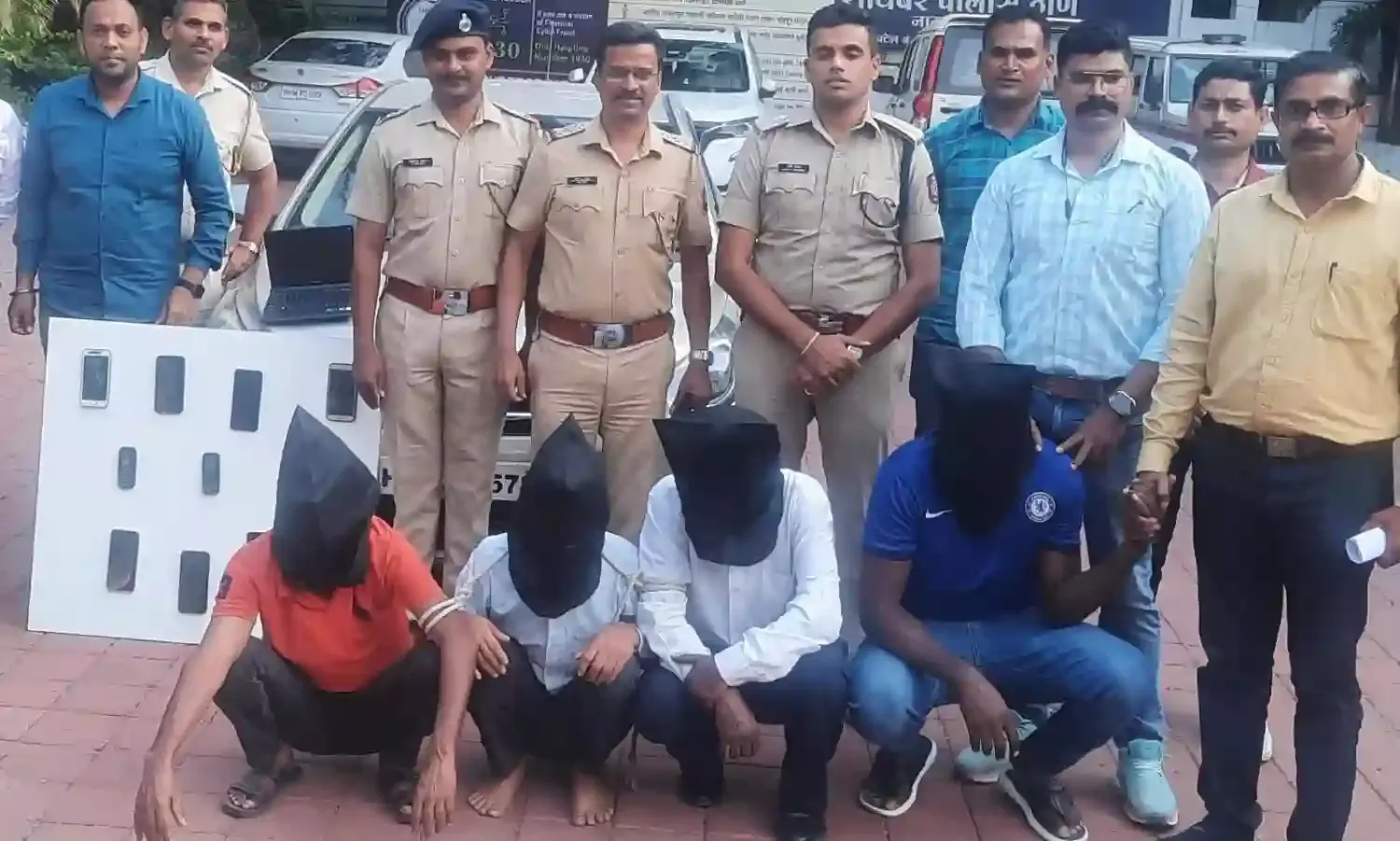 नाइजीरियन गिरोह को पुलिस ने पकड़ा