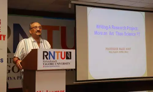 रबीन्द्रनाथ टैगोर विश्वविद्यालय में अनुसंधान रिपोर्ट पर द्वितीय उन्मुखीकरण कार्यशाला का आयोजन