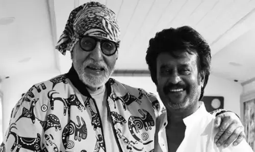 33 साल बाद सेट पर रजनीकांत से मिले बिग बी, काम के पहले दिन शेयर की तस्वीर 33 साल बाद सेट पर रजनीकांत से मिले बिग बी, काम के पहले दिन शेयर की तस्वीर