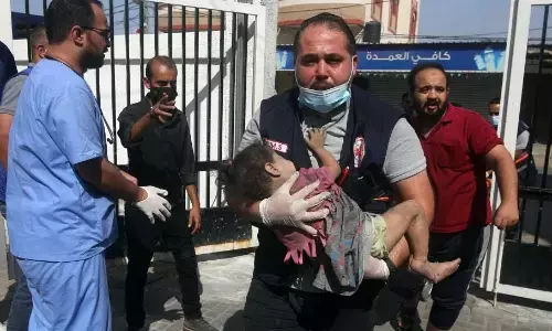 फ़िलिस्तीन रेड क्रॉस का इज़राइल पर लैंडलाइन व इंटरनेट बाधित करने का आरोप (इज़राइल से आईएएनएस)