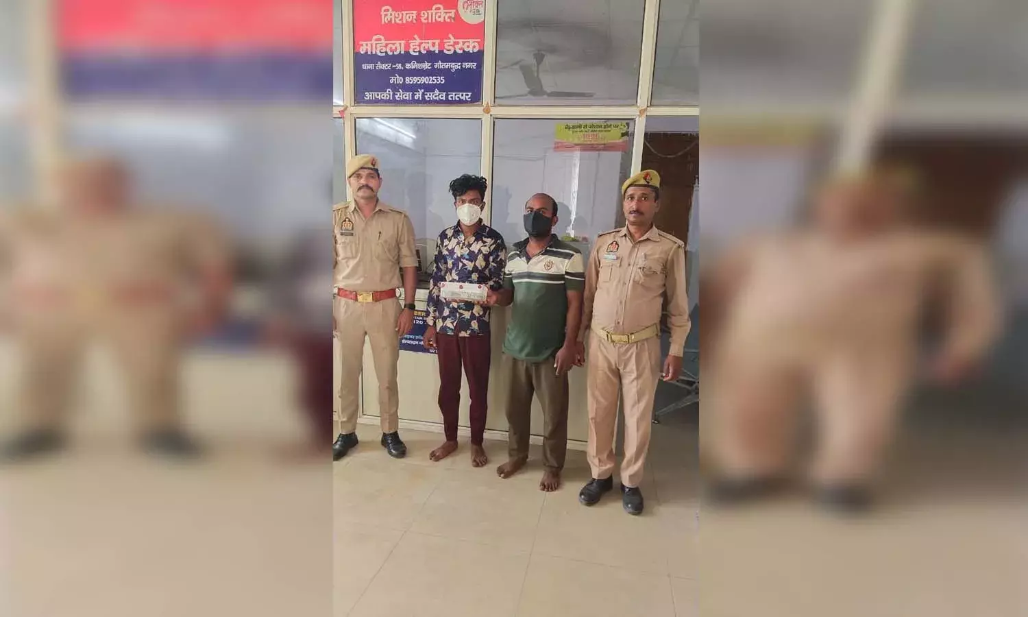 कंपनी का गार्ड ही करवा रहा था चोरी, दो गिरफ्तार, गार्ड फरार