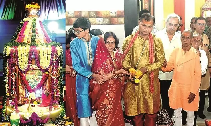गुजराती ब्रह्म समाज ने किया नवचंडी यज्ञ गुजराती ब्रह्म समाज ने किया नवचंडी यज्ञ