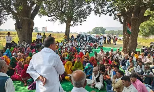 कांग्रेस सरकार ने किसानों के कर्जे माफ किये भाजपा सरकार ने किसानों को जेल भेजा - अजय सिंह