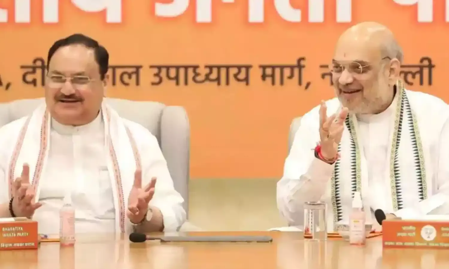 नड्डा और शाह राजस्थान भाजपा नेताओं संग कर रहे हैं बैठक, राजस्थान के उम्मीदवारों के नाम पर मंथन