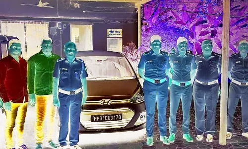 कार चोरी करने वाले जीजा-साला म.प्र.से गिरफ्तार