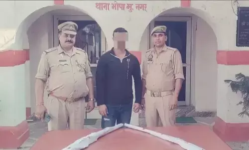 बन्दूक के साथ बनाया वीडियो, हुआ गिरफ्तार