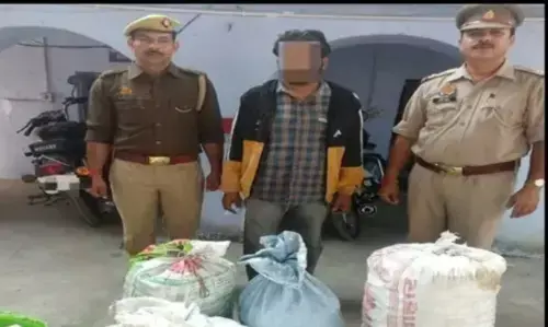 बागपत में अवैध पटाखों के साथ एक अभियुक्त गिरफ्तार