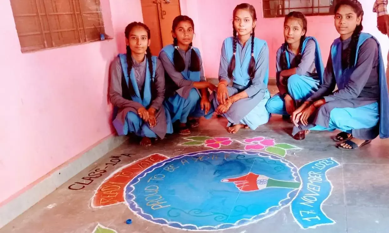 मतदाता जागरूकता गतिविधियों के माध्यम से दिया मतदान का संदेश