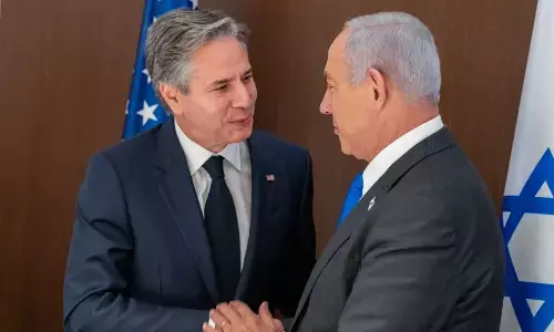 युद्ध छिड़ने के बाद ब्लिंकन की तीसरी इजरायल यात्रा