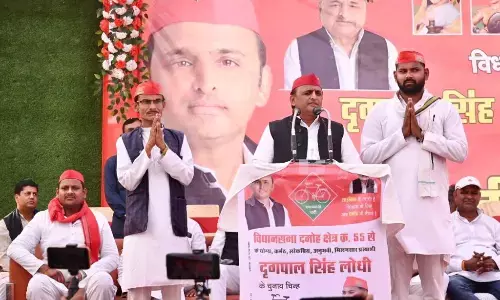 भाजपा और कांग्रेस ने मध्य प्रदेश में की भ्रष्टाचार और लूट : अखिलेश यादव