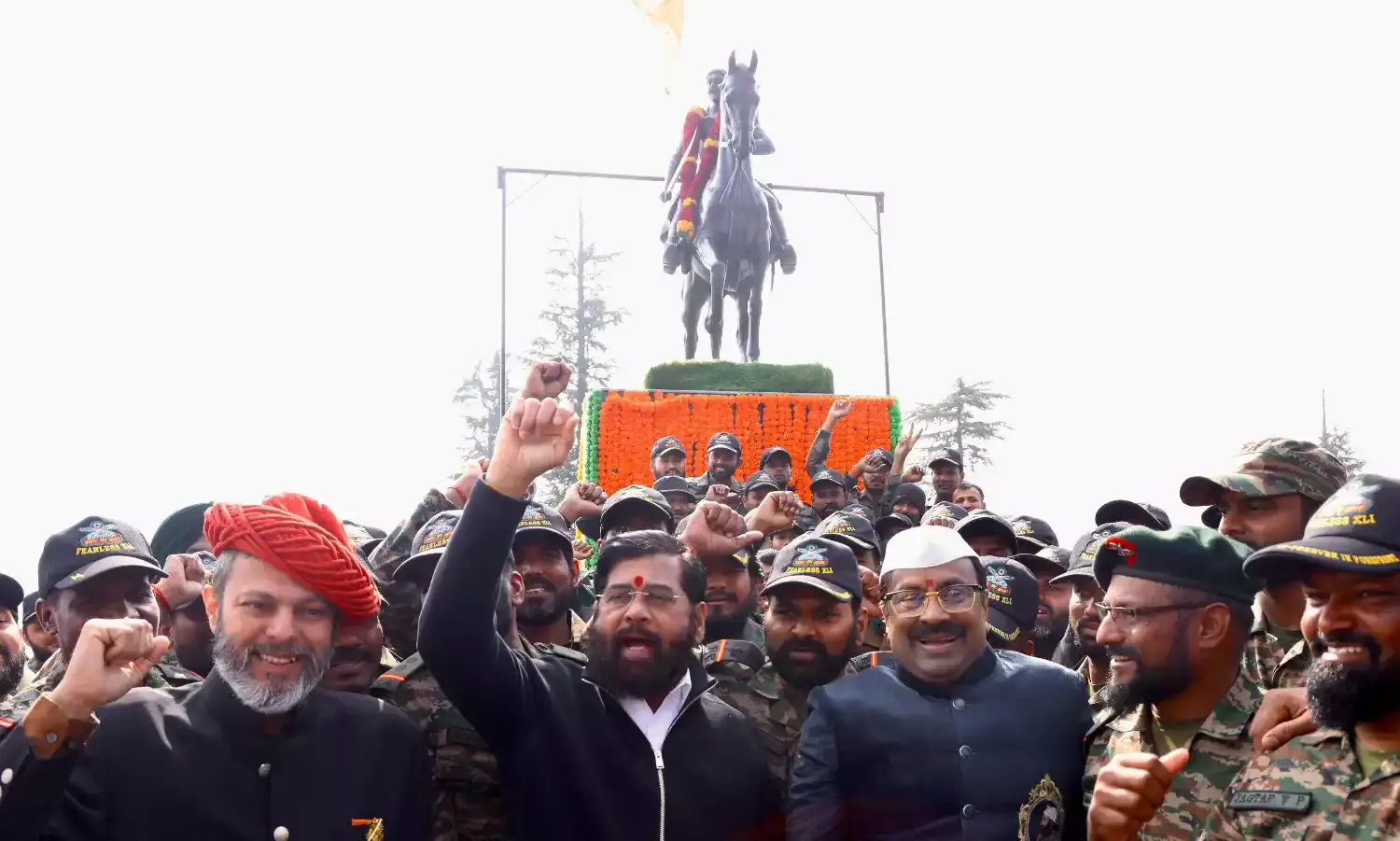 जम्मू-कश्मीर के कुपवाड़ा में गूंजी छत्रपति शिवाजी महाराज की जय-जयकार