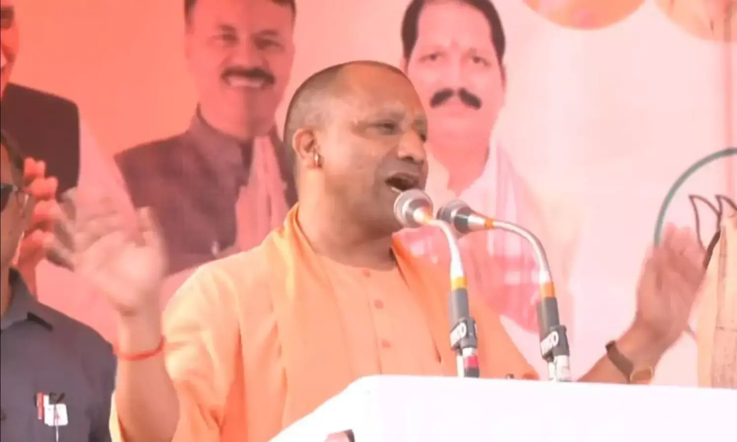 नरसिंहपुर के करेली में यूपी के सीएम की जनसभा, योगी बोले- कांग्रेस समस्या, भाजपा समाधान