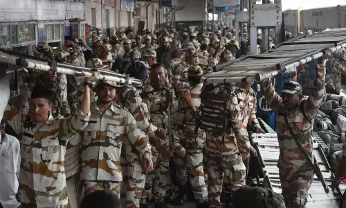 चुनाव के लिए सेंट्रल पैरामिलिट्री की 8 कंपनियां सतना पहुंचीं