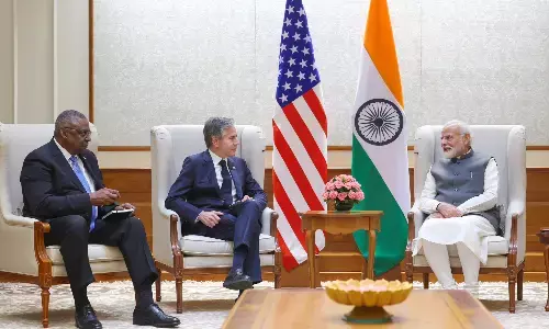 भारत-अमेरिका साझेदारी वास्तव में पूरे विश्व की भलाई के लिए ताकत है : पीएम मोदी भारत-अमेरिका साझेदारी वास्तव में पूरे विश्व की भलाई के लिए ताकत है : पीएम मोदी