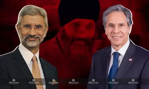 भारत ने खालिस्तानी समर्थक हत्याकांड में साफ किया अपना रुख, कनाडा में बढ़ रही आतंकी गतिविधियों से अमेरिका को कराया अवगत भारत ने खालिस्तानी समर्थक हत्याकांड में साफ किया अपना रुख, कनाडा में बढ़ रही आतंकी गतिविधियों से अमेरिका को कराया अवगत