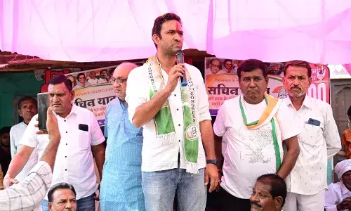 कांग्रेस प्रत्याशी सचिन यादव का वचन गौ धन से लाएंगे खुशहाली