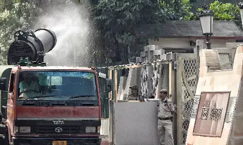 दिवाली की शाम राष्ट्रीय राजधानी की हवा खराब श्रेणी में रही दिवाली की शाम राष्ट्रीय राजधानी की हवा खराब श्रेणी में रही