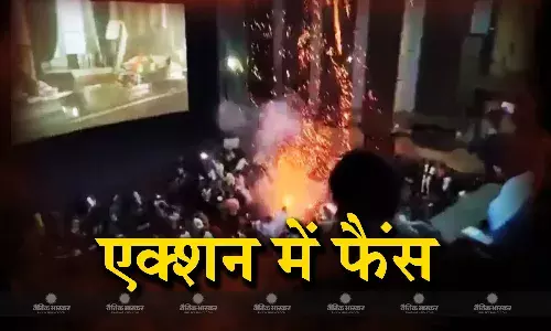 फिल्म टाइगर 3 देख एक्शन में आए फैंस, सिनेमाघर में ही मना दी दिवाली, जमकर फोड़े फटाके दो लोग हिरासत में