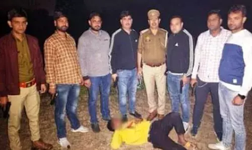 बागपत में पुलिस ने मुठभेड़ के बाद 2 गौ-तस्करों को पकड़ा