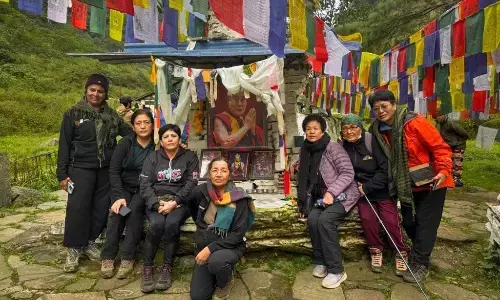 बिमला देउस्कर 16500 फीट की ऊंचाई पर पहुंचीं