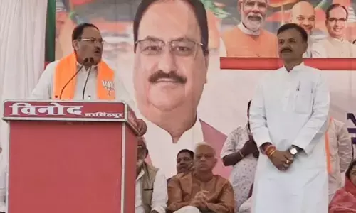 गाडरवारा के चीचली में भाजपा के राष्ट्रीय अध्यक्ष नड्डा ने कहा- राहुल के पिता ने ‘जात न पात’का नारा दिया और कांग्रेसी ‘ओबीसी’का नारा लगा रहे